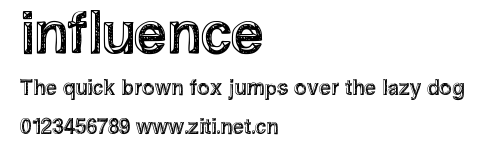 influence.ttf字體轉換器圖片