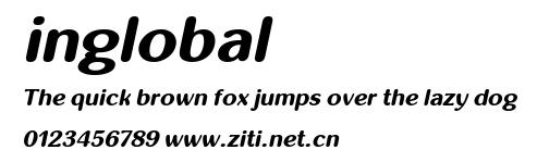 inglobal.ttf字體轉換器圖片