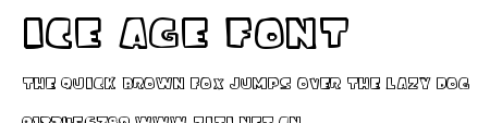 ice age font.ttf字體轉換器圖片
