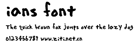 ians font.ttf字體轉換器圖片