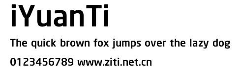 iYuanTi.ttf字體轉換器圖片