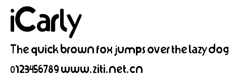 iCarly.ttf字體轉換器圖片