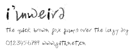 i'mWeird.ttf字體轉換器圖片