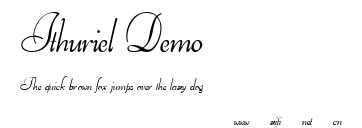 Ithuriel Demo.ttf字體轉換器圖片