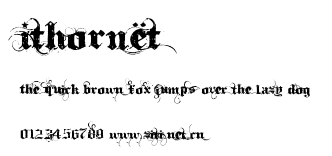 Ithornët.ttf字體轉換器圖片