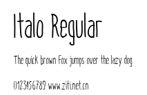 Italo Regular.ttf字體轉換器圖片