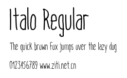 Italo Regular.ttf字體轉換器圖片