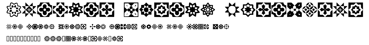 Italian Mosaic Ornaments.ttf字體轉換器圖片