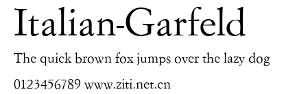Italian-Garfeld.ttf字體轉換器圖片