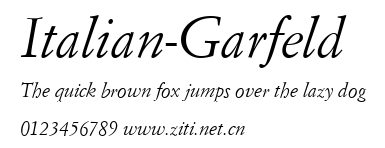 Italian-Garfeld.ttf字體轉換器圖片