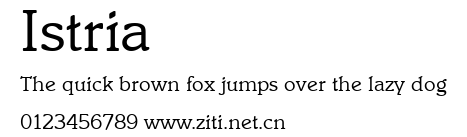 Istria.ttf字體轉換器圖片