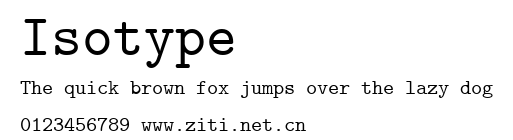 Isotype.ttf字體轉換器圖片