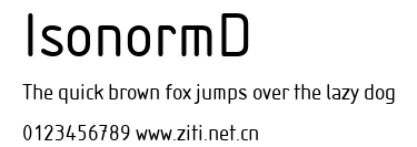 IsonormD.ttf字體轉換器圖片