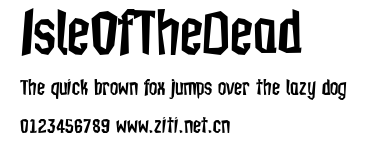IsleOfTheDead.ttf字體轉換器圖片