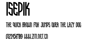 Isepik.ttf