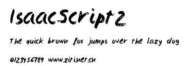 IsaacScript2.ttf字體轉換器圖片