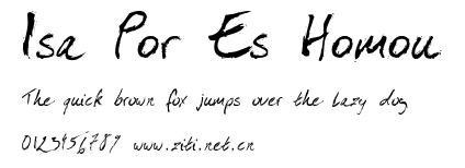 Isa Por Es Homou.ttf字體轉換器圖片