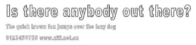 Is there anybody out there?.ttf字體轉換器圖片