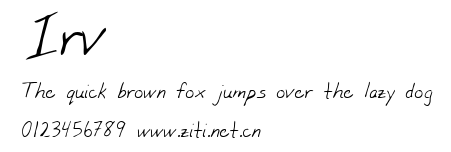Irv.ttf字體轉換器圖片