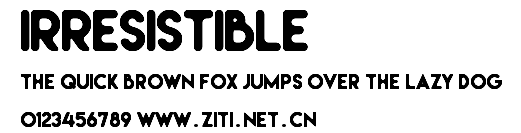 Irresistible.ttf字體轉換器圖片