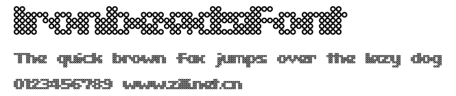 Ironbeadsfont.ttf字體轉換器圖片