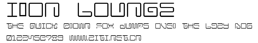 Iron Lounge.ttf字體轉換器圖片