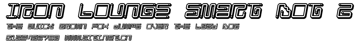 Iron Lounge Smart Dot 2.ttf字體轉換器圖片
