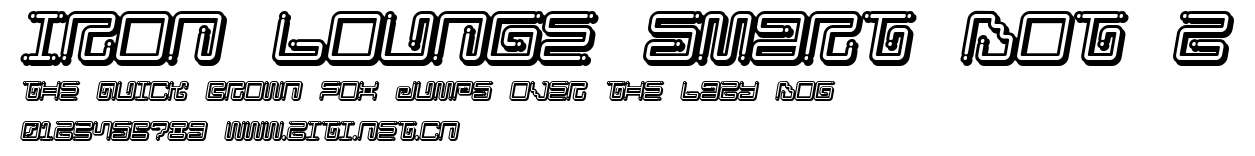 Iron Lounge Smart Dot 2.ttf字體轉換器圖片