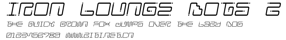 Iron Lounge Dots 2.ttf字體轉換器圖片