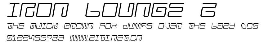 Iron Lounge 2.ttf字體轉換器圖片