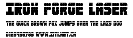 Iron Forge Laser.ttf字體轉換器圖片