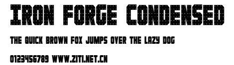 Iron Forge Condensed.ttf字體轉換器圖片