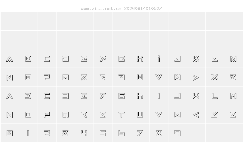 字符映射圖