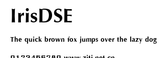 IrisDSE.ttf字體轉換器圖片