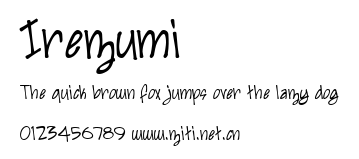 Irezumi.ttf字體轉換器圖片