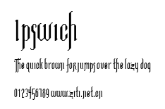 Ipswich.ttf字體轉換器圖片