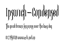 Ipswich-Condensed.ttf字體轉換器圖片