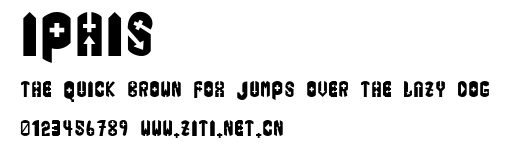 Iphis.ttf字體轉換器圖片