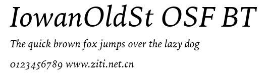 IowanOldSt OSF BT.ttf字體轉換器圖片