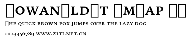 IowanOldSt SmCap BT.ttf字體轉換器圖片