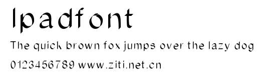 Ipadfont.ttf字體轉換器圖片