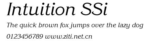 Intuition SSi.ttf字體轉換器圖片