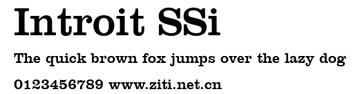 Introit SSi.ttf字體轉換器圖片