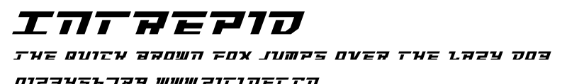 Intrepid.ttf字體轉換器圖片