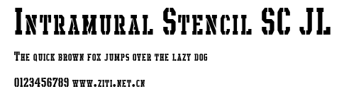 Intramural Stencil SC JL.ttf