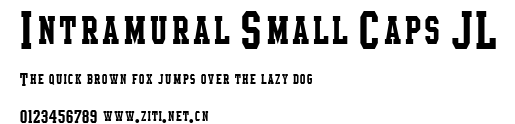 Intramural Small Caps JL.ttf字體轉換器圖片