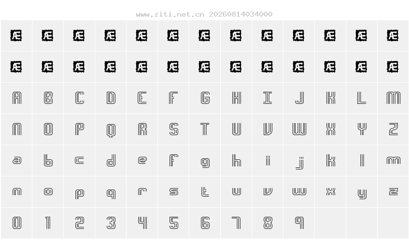 字符映射圖