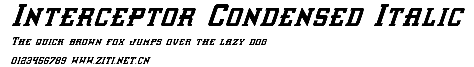 Interceptor Condensed Italic.ttf