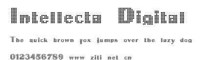 Intellecta Digital.ttf字體轉換器圖片