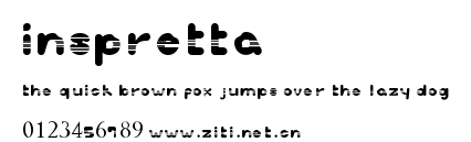 Inspretta.ttf字體轉換器圖片